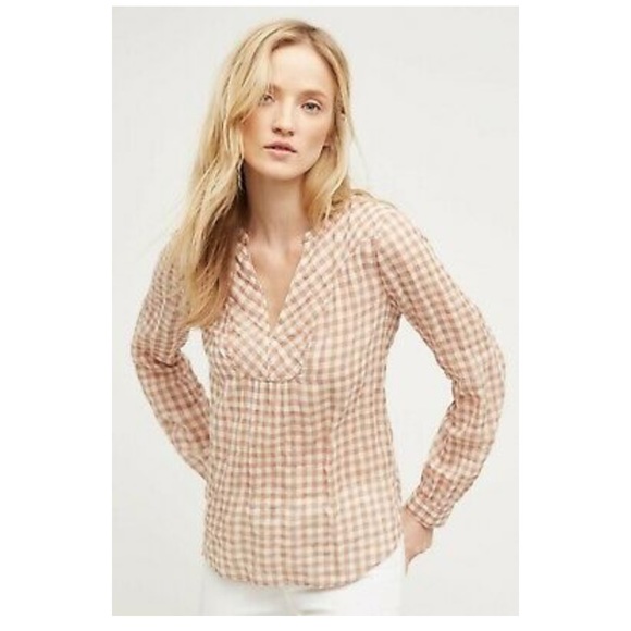 EUC Anthropologie Devon popover top size 8 - Picture 1 of 3